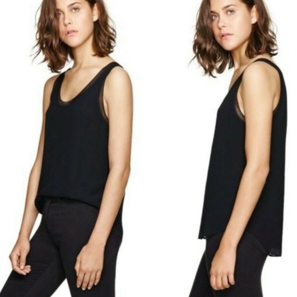 Aritzia Babaton 100% Silk Lined Liev Blouse